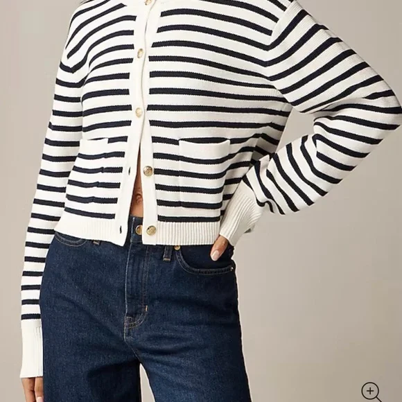NWOT J.Crew Relaxed Emilie Sweater Lady Jacket Size Medium - Picture 6 of 12
